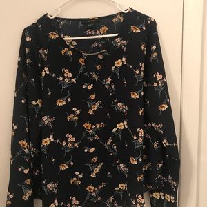 Floral long sleeve shirt